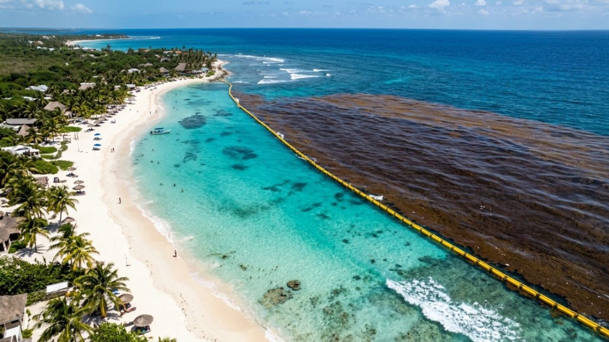 Uma “fita marrom” do tamanho de um continente está se formando no Atlântico africano, e cientistas temem que não seja apenas uma mancha, mas uma mudança oceânica em rápida expansão