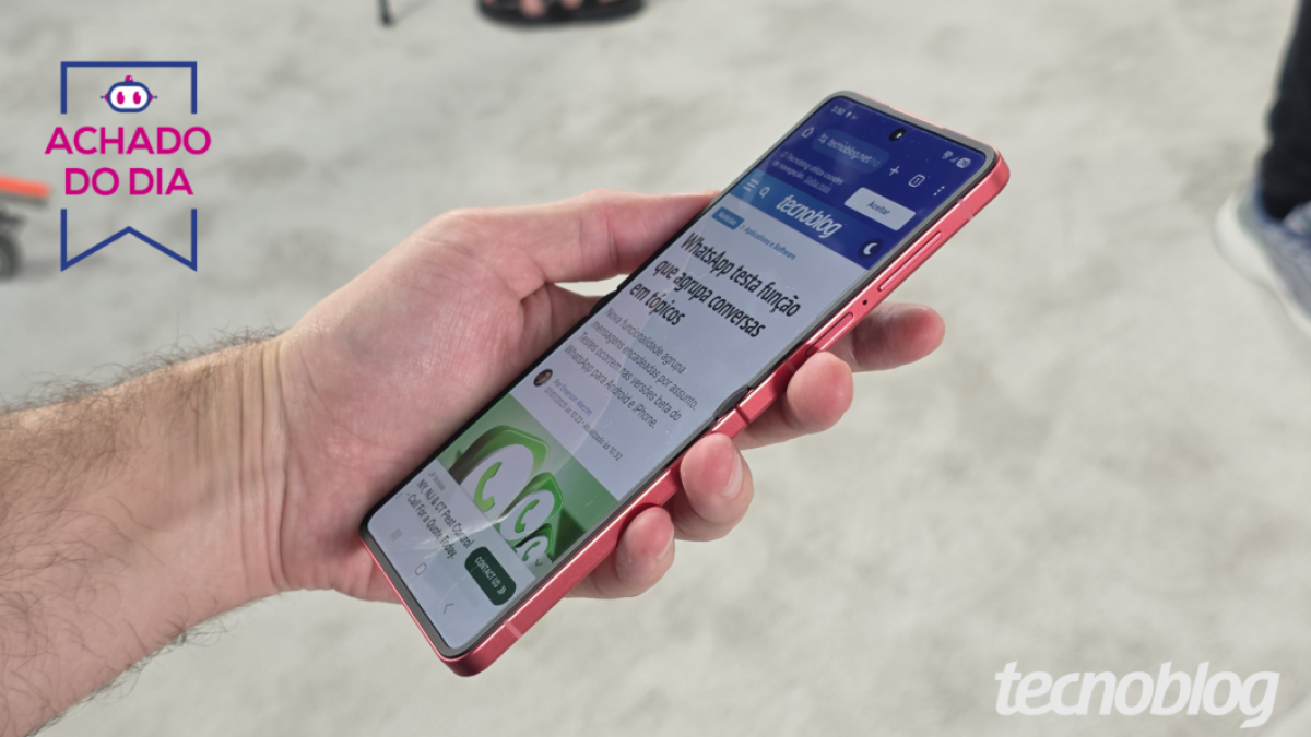 Galaxy Z Flip 7 (512 GB) volta a receber desconto agressivo no Mercado Livre