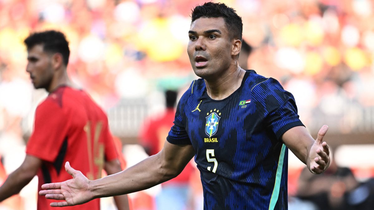 Casemiro questiona Marquinhos após falha em gol do Egito: 'Era para mim? Não vi'