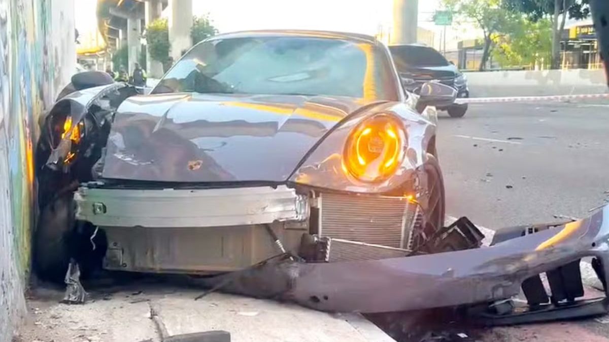 Influenciador Fábio Giga se envolve em acidente de trânsito em SP