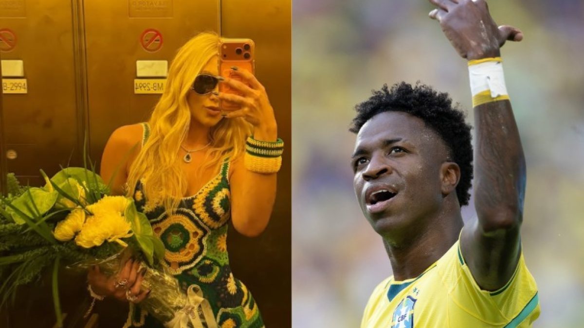 Atitude de Vini Jr. chama atenção após Virginia receber buquê de flores