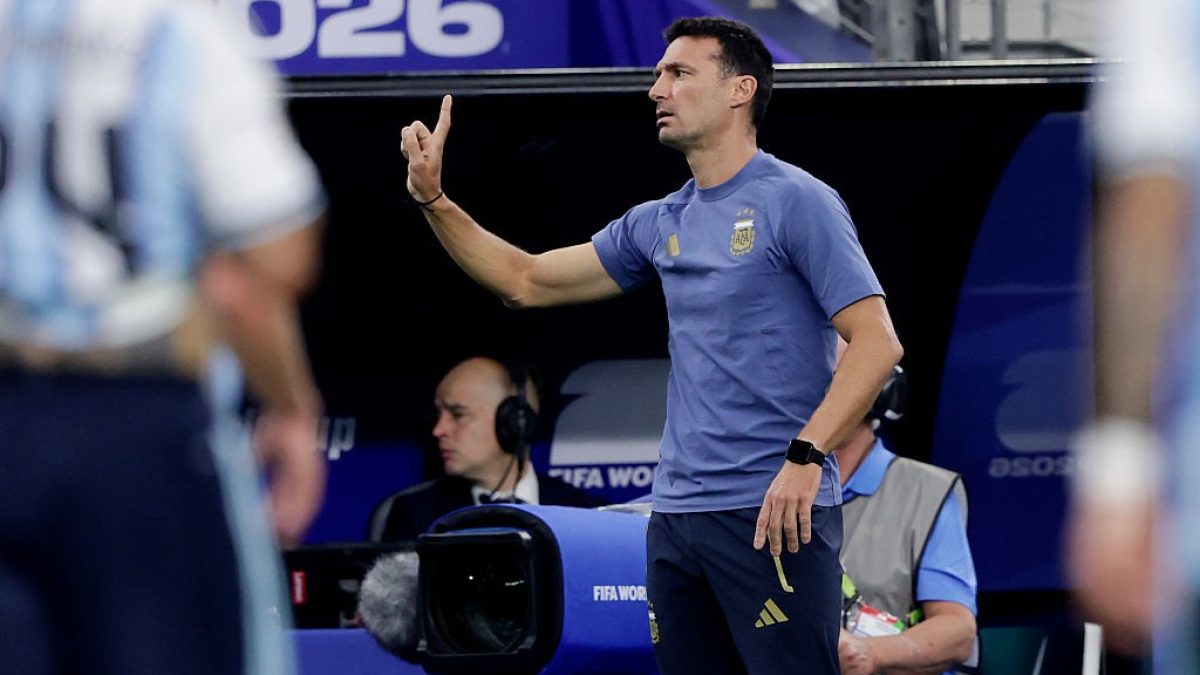 Scaloni sobre quebra de recorde de Messi em Copas: "Não sei mais o que dizer"