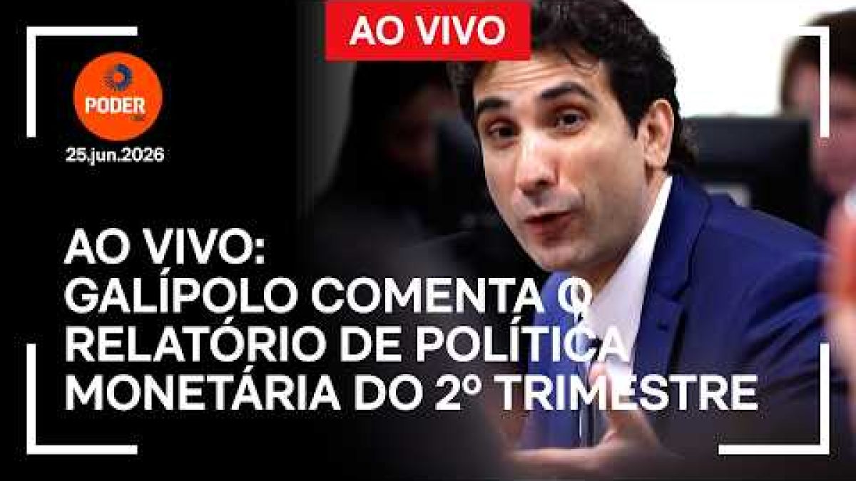Ao vivo: Galípolo comenta Relatório de Política Monetária do 2º trimestre