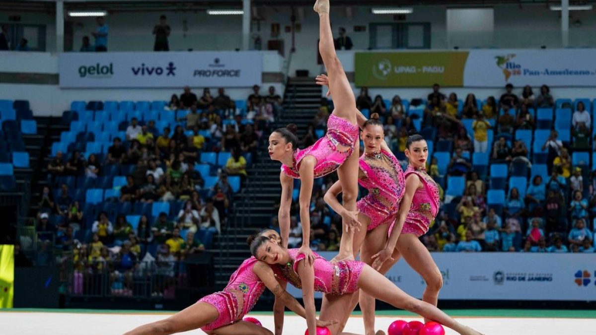 Brasil conquista dois ouros no Pan-Americano de Ginástica Rítmica