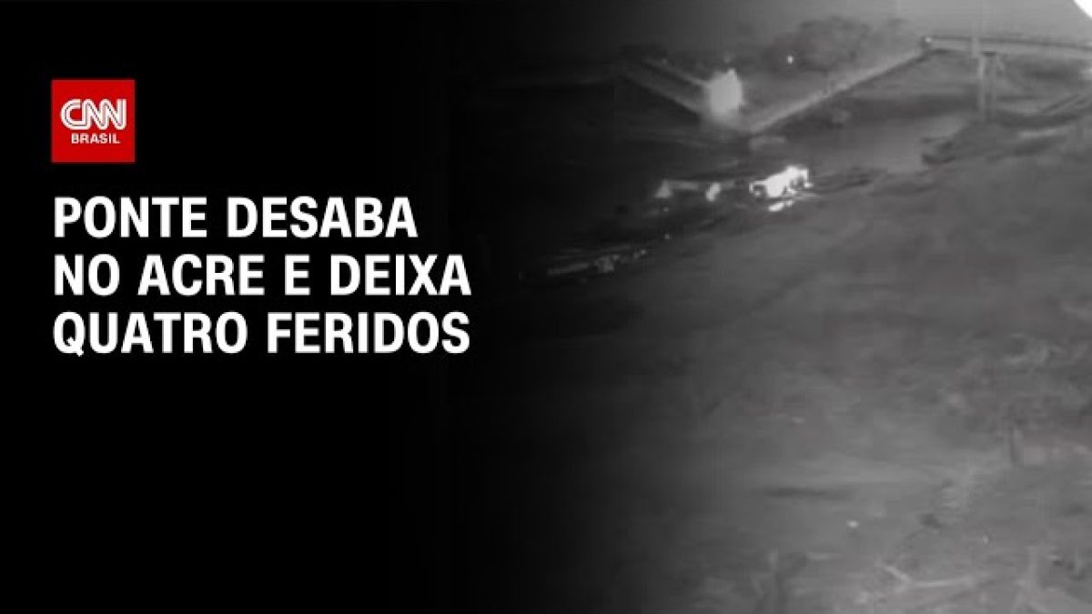 Ponte desaba no Acre: vítima em estado gravíssimo após cirurgia; uma recebe alta