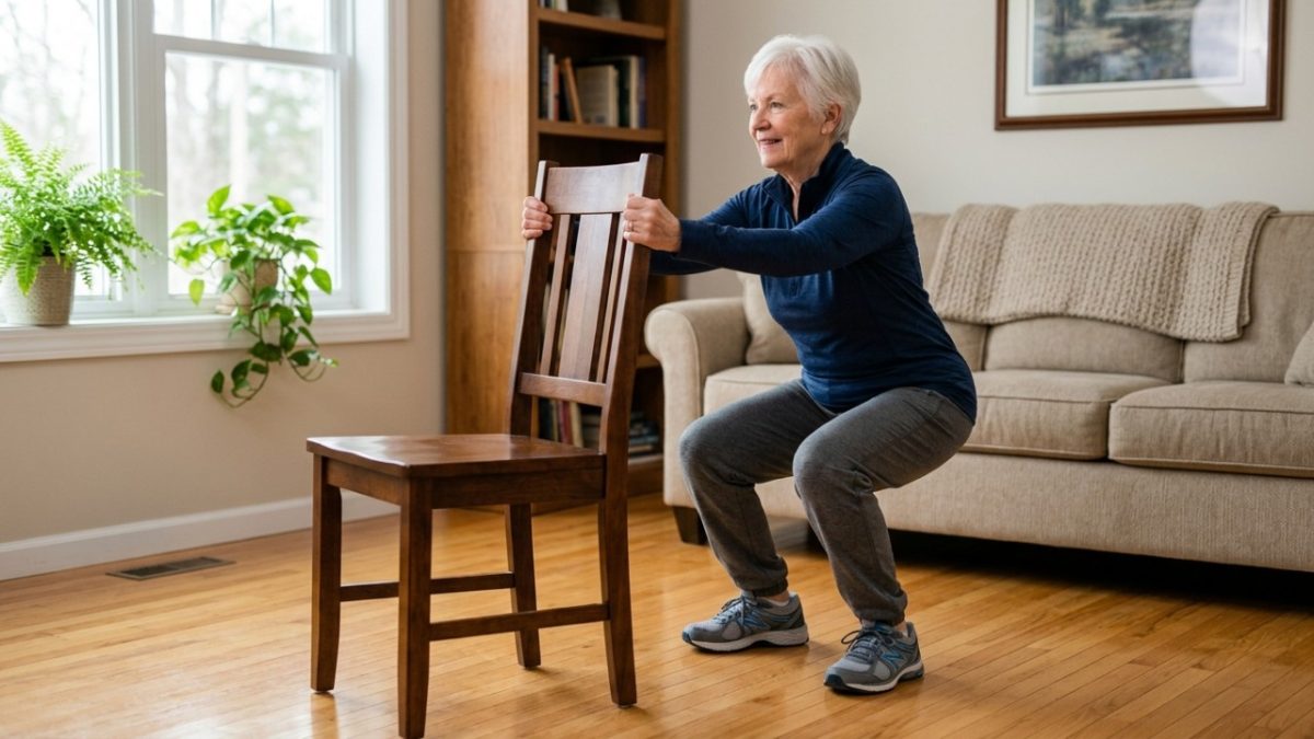 Os 3 melhores exercícios para quem quer fortalecer as pernas sem sair de casa aos 50+