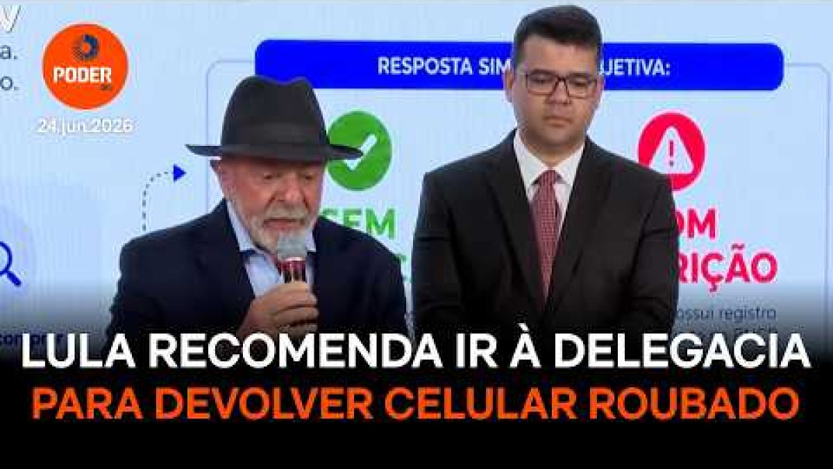 Fala de Lula sobre devolver celular roubado conflita com Código Penal