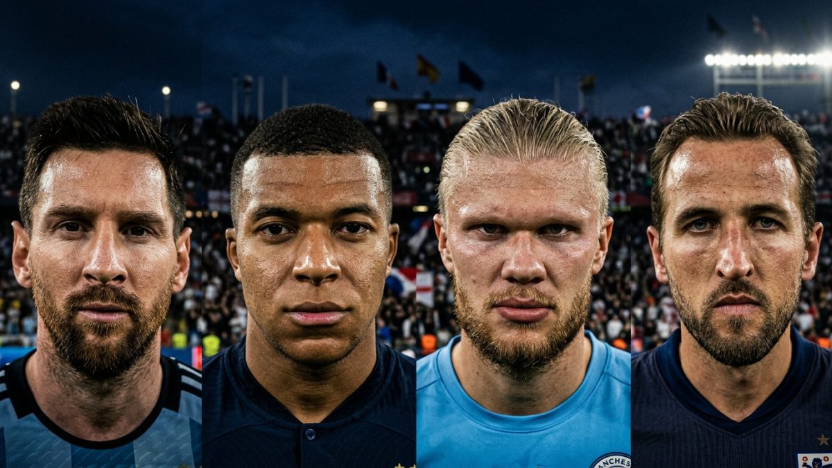 Na Copa dos Protagonistas, Haaland e Messi são mais eficazes que Mbappé