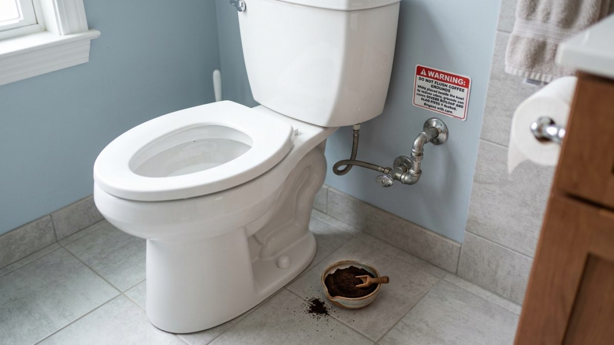 Jogar borra de café usado no vaso sanitário: para que serve e quando fazer