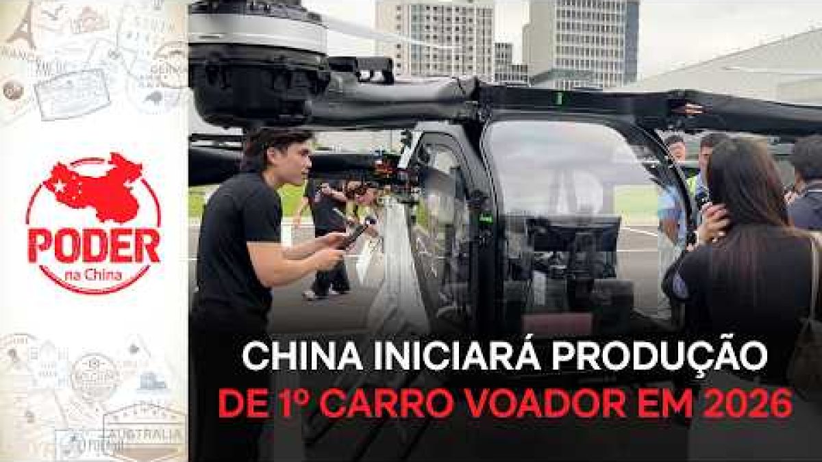 China planeja produzir 5.000 carros voadores elétricos por ano a partir de 2026