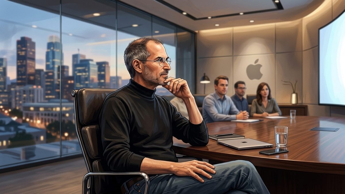 Steve Jobs: “Não faz sentido contratar pessoas inteligentes e dizer a elas o que fazer; contratamos pessoas inteligentes para que elas nos digam o que fazer.”