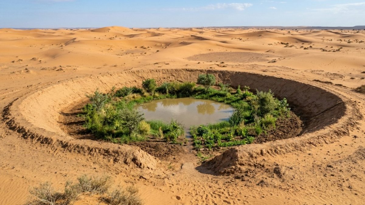 Geometria no solo supera abelhas e árvores no combate à desertificação do Saara