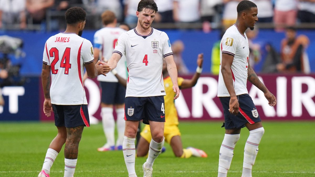 Declan Rice minimiza empate sem gols da Inglaterra: "Vocês têm que dar os créditos à Gana"