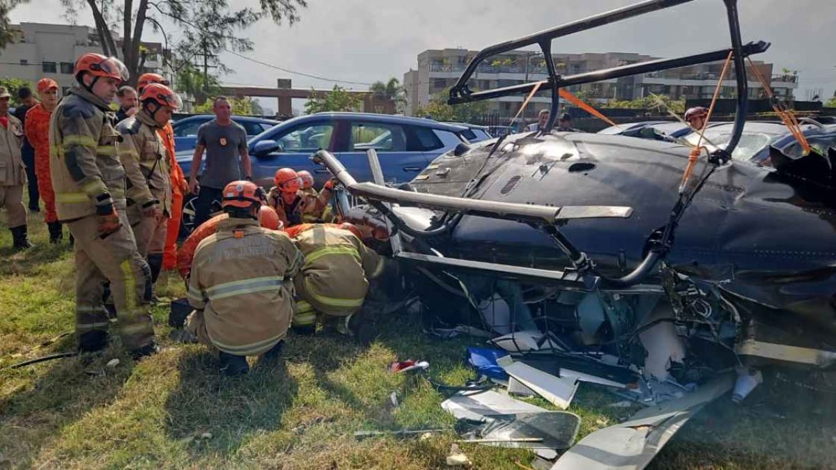 Cantor, youtuber e diretor entre as seis vítimas de colisão de helicópteros no Rio
