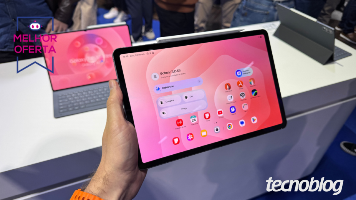 Galaxy Tab S11 (256 GB) tem melhor oferta desde o Mês do Consumidor