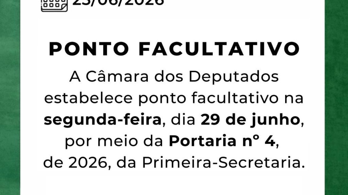 Congresso adota ponto facultativo para jogo do Brasil na 2ª feira