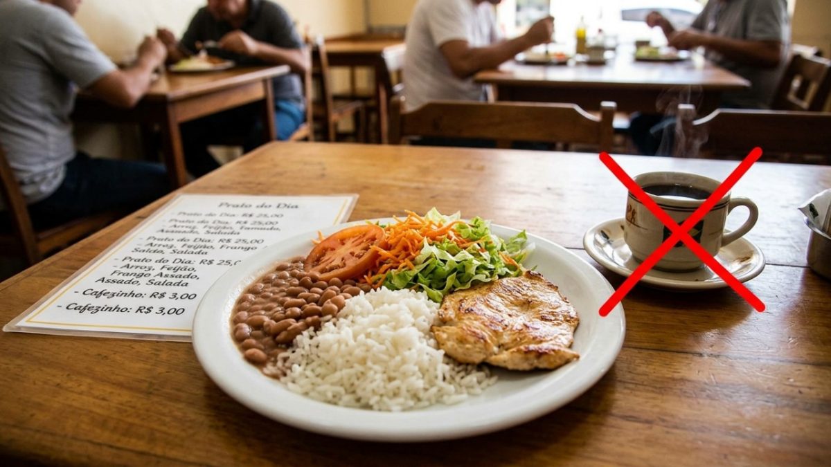 Demorei bastante para perceber por que não é bom tomar café logo depois do almoço