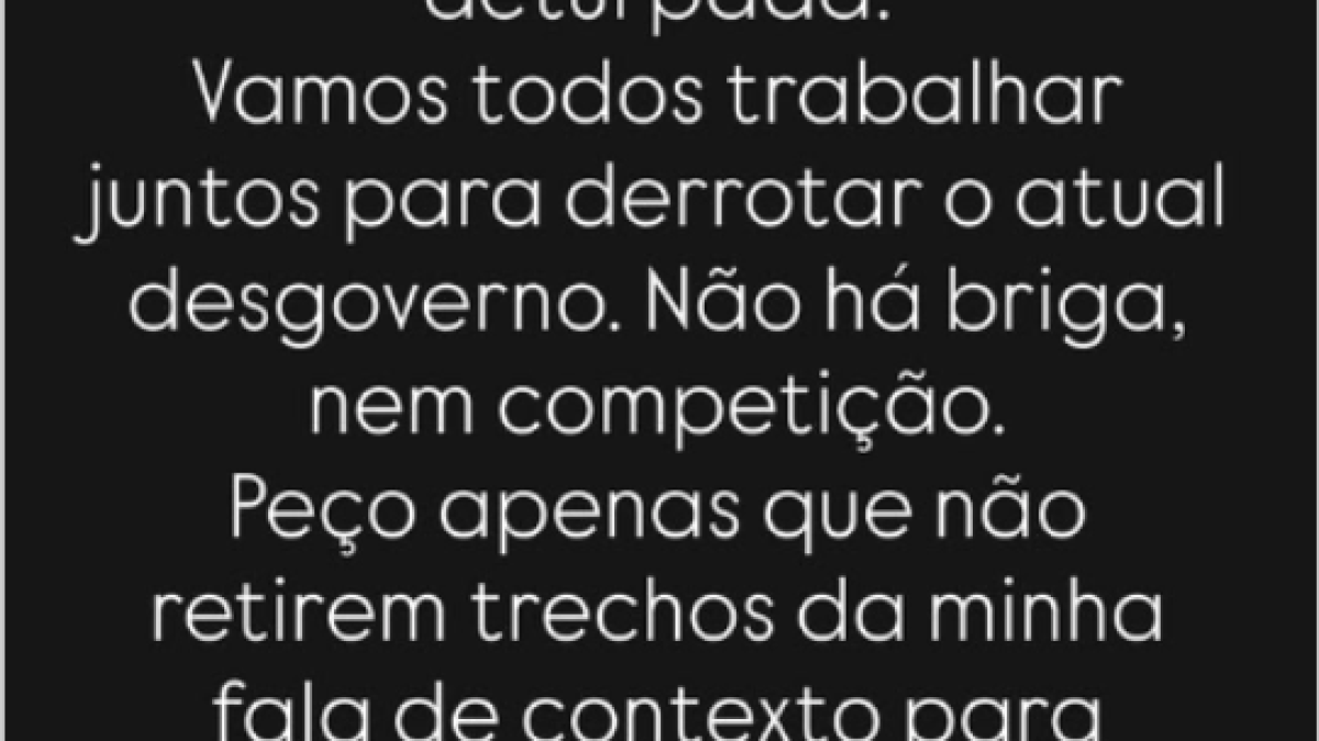 Michelle fala em união e nega desentendimento com Flávio Bolsonaro