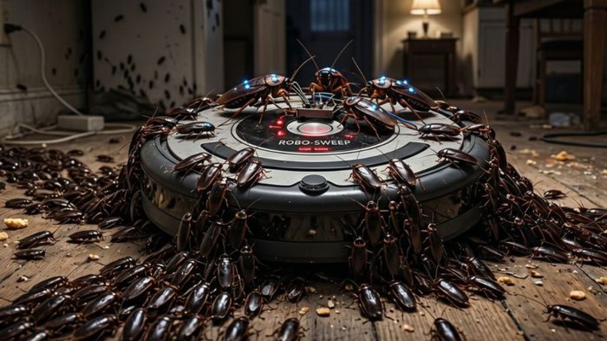Baratas dominam robô-aspirador, danificam placa-mãe e fabricante nega garantia