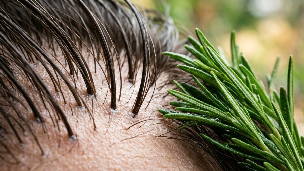 Óleo de alecrim tem eficácia contra caspa e queda de cabelo, apontam estudos