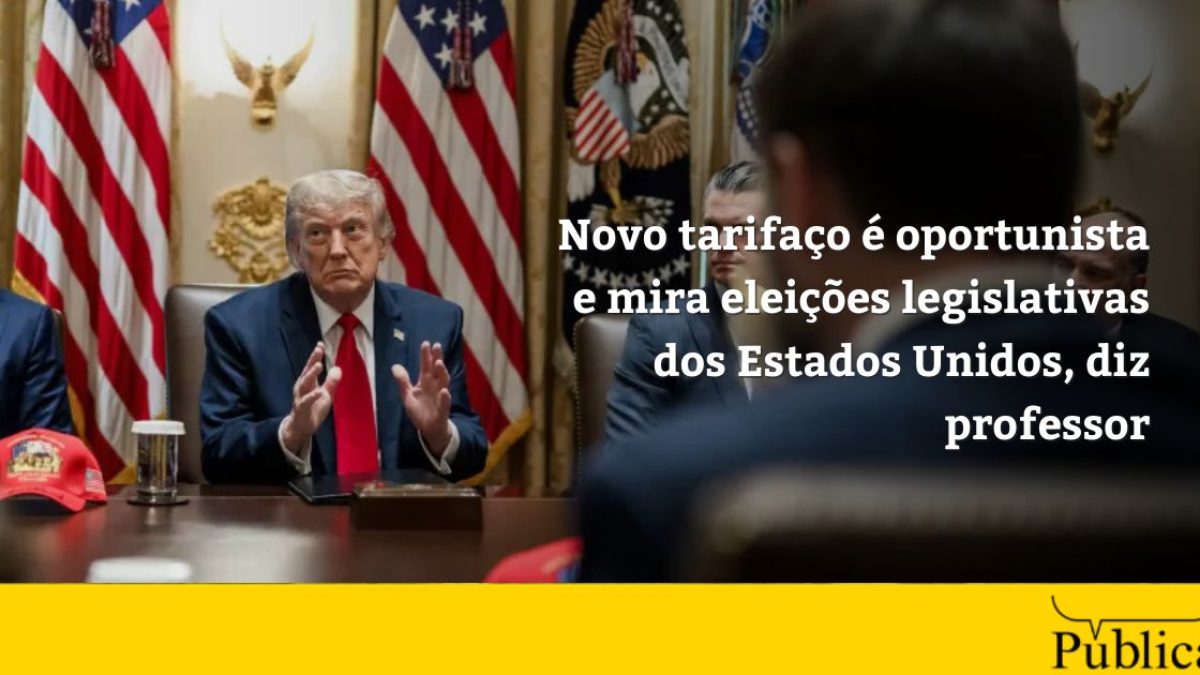 Professor vê tarifaço dos EUA como oportunista e mira eleições legislativas americanas