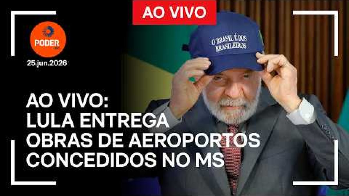 Ao vivo: Lula entrega obras de aeroportos concedidos no MS