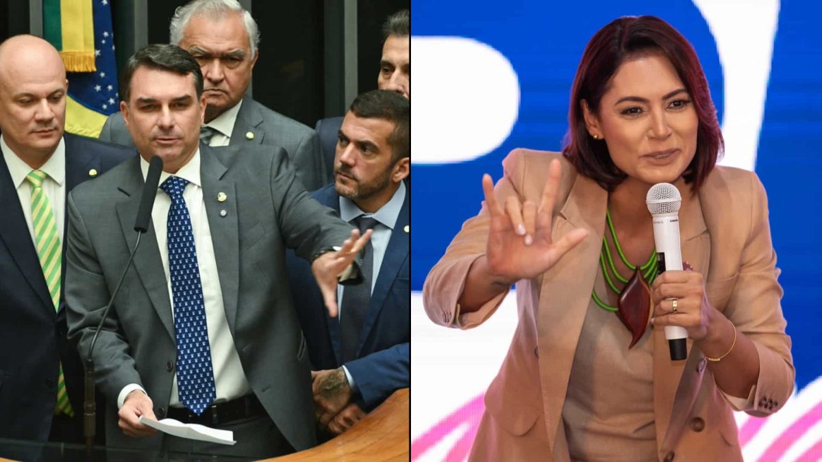 Flávio Bolsonaro responde a Michelle com textão e pede desculpas
