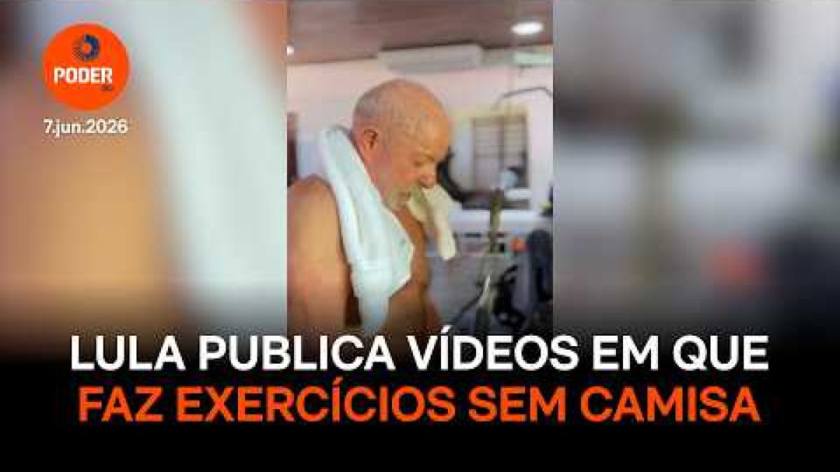 Lula publica vídeo se exercitando sem camisa e incentiva cuidados com a saúde