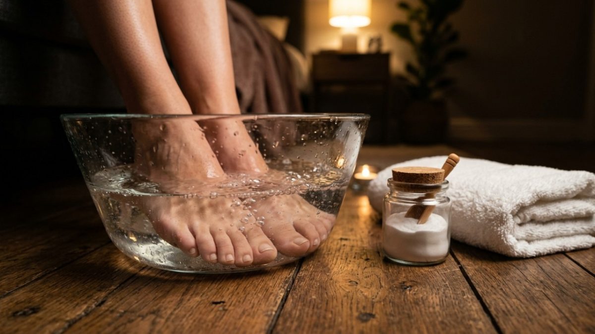 Lavar os pés com água morna e bicarbonato: por que é recomendado e quando é melhor fazê-lo