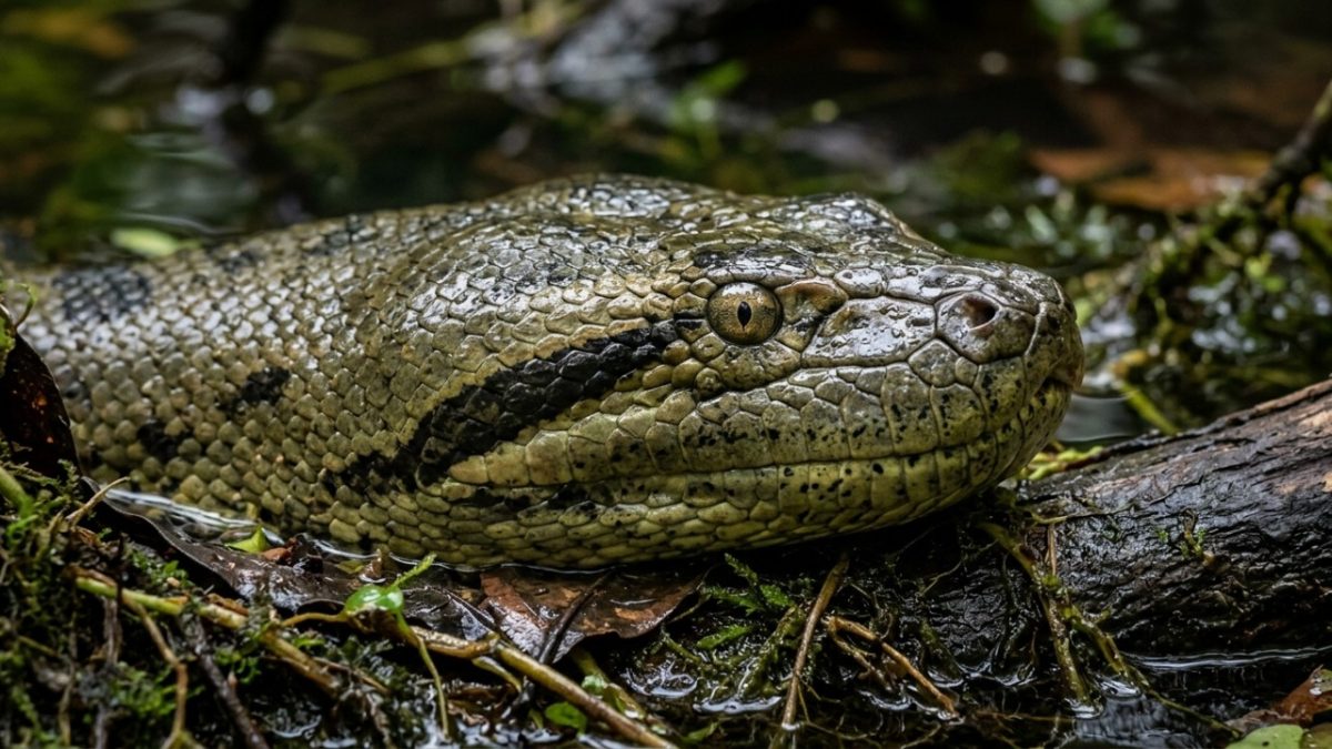 Como a sucuri-verde utiliza uma digestão poderosa para processar presas inteiras por vários dias