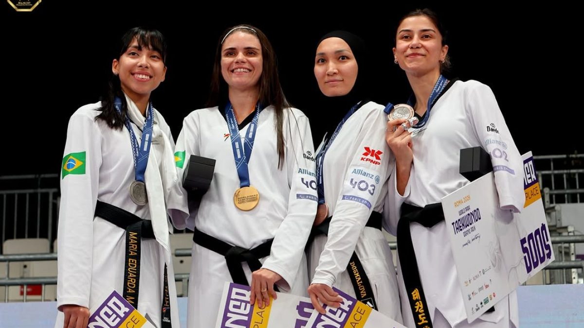 Silvana Fernandes fatura ouro no Grand Prix de Parataekwondo em Roma